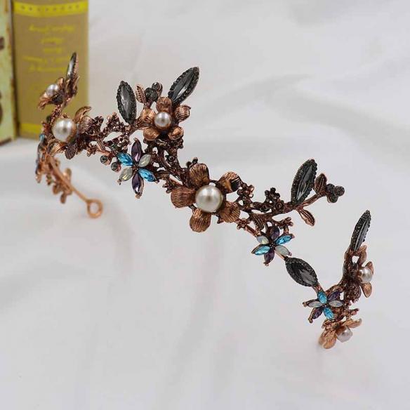 BAROQUE BRIDAL CROWN AC049