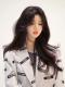 Natural Black Wavy Synthetic Lace Front Wig LG526