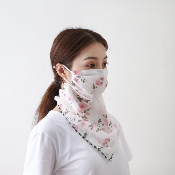 WOMEN'S SUN PROTECTION PASTEL SEAMLESS BANDANAS FOR DUST, OUTDOORS, SPORT DB003