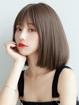Brown Short Bob SYNTHETIC WEFTED CAP WIG LG911