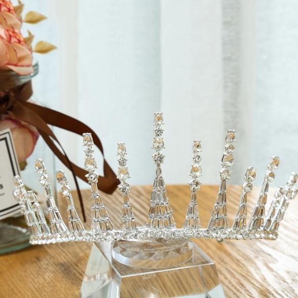 BAROQUE BRIDAL CROWN A009