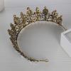 BLACK VINTAGE BRIDAL CROWN AC033