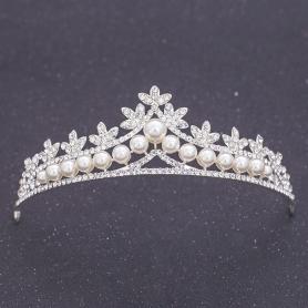 Silver Bridal Crown AC108