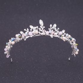 Silver Bridal Crown AC103