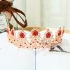 Red Wedding Bridal Crown A013