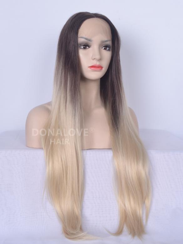 Human Hair Full Lace Wig Curly Ash Brown