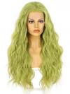 GREEN WAIST LENGTH WAVY SYNTHETIC WIG SNY366