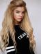 Gorgeous Blonde Long Straight Lace Front Human Hair Wig HH017
