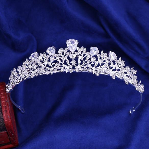 Silver Bridal Crown AC115