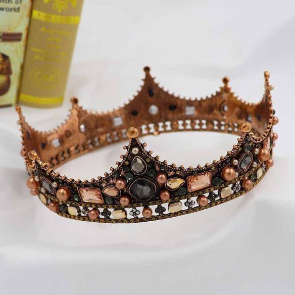 BAROQUE BRIDAL CROWN AC050
