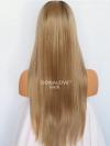 BLONDE OMBRE LONG STRAIGHT SYNTHETIC LACE FRONT WIG SNY225