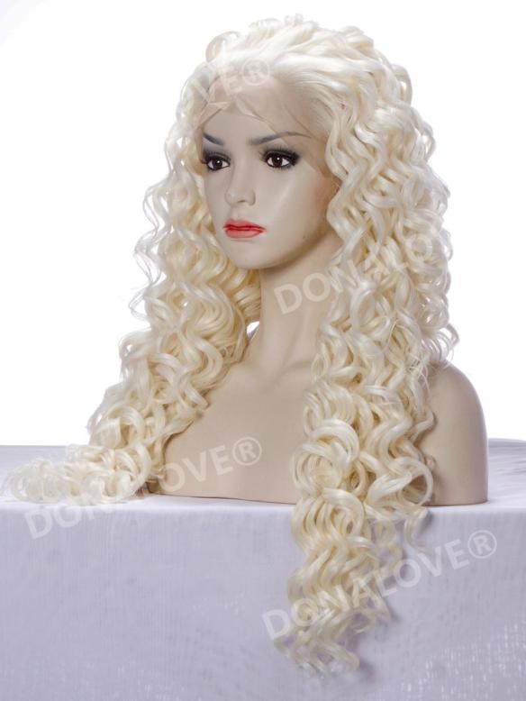 Human Hair Full Lace Wig Curly Ash Brown