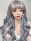 Fairy Gradient Long Wavy Synthetic Lace Front Lolita Wig LG494