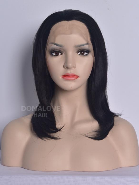 Human Hair Full Lace Wig Curly Ash Brown