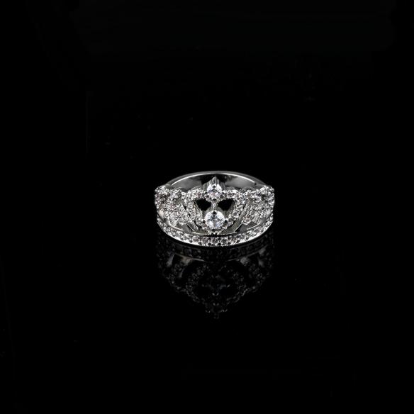 S925 CROWN RING A024