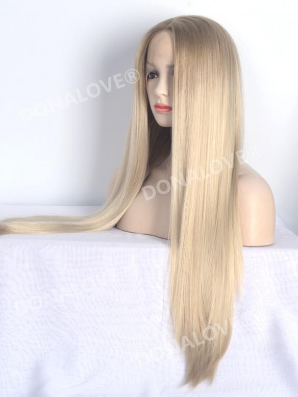 Brown Ombre Blonde Synthetic Lace Front Wig SNY108