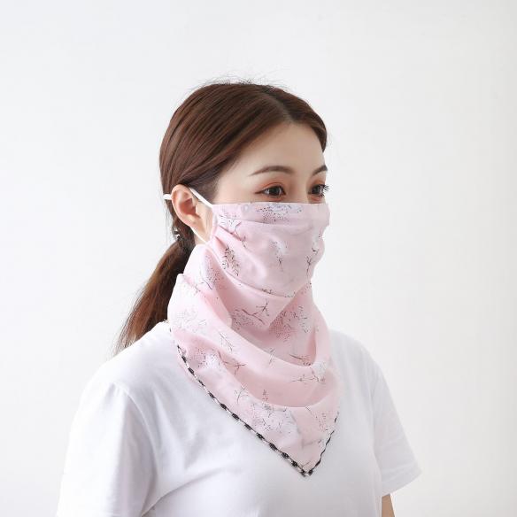 WOMEN'S SUN PROTECTION PASTEL SEAMLESS BANDANAS FOR DUST, OUTDOORS, SPORT DB003