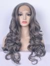 Human Hair Full Lace Wig Curly Ash Brown