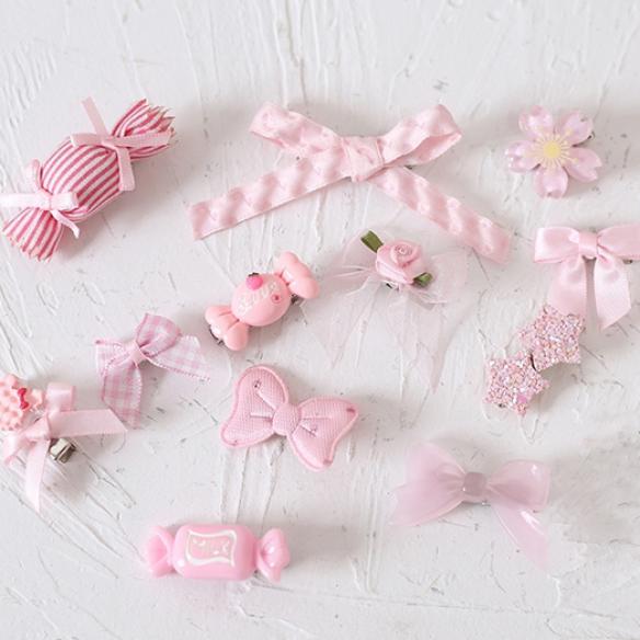 12 PCS SWEET LOLITA HAIR CLIPS LA040
