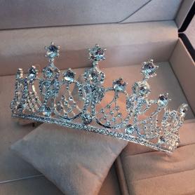 Silver Bridal Crown AC156