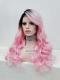 GRADIENT WAVY SYNTHETIC LACE FRONT WIG SNY323