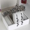 BLACK VINTAGE BRIDAL CROWN AC034
