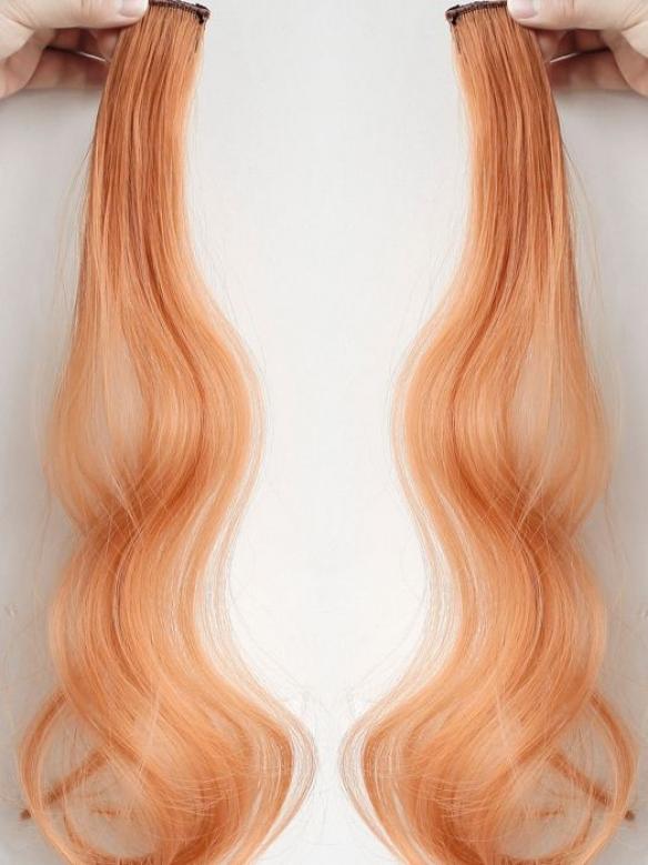 10 pcs Multi-Colors Party Highlights Clip in Synthetic Hair Extensions SCH356