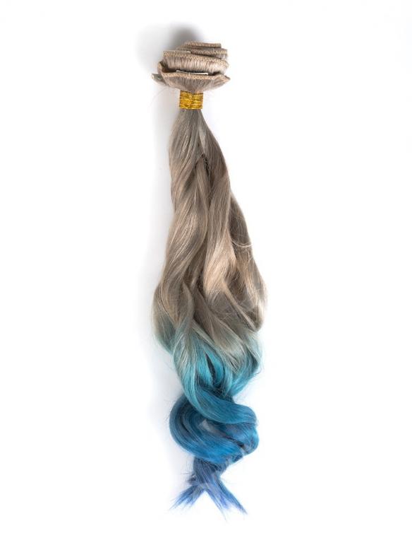 Human Hair Full Lace Wig Curly Ash Brown
