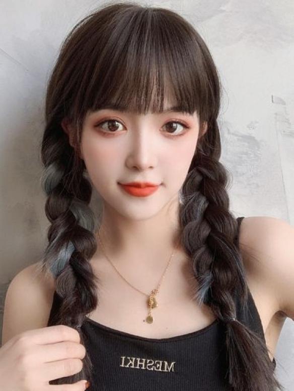 10 pcs Multi-Colors Party Highlights Clip in Synthetic Hair Extensions SCH356