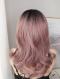 2019 NEW PEACH OMBRE SYNTHETIC WEFTED CAP WIG LG046