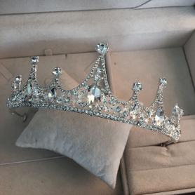 Silver Bridal Crown AC155