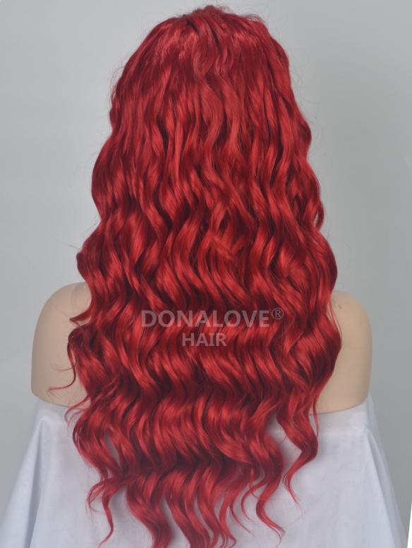 Human Hair Full Lace Wig Curly Ash Brown