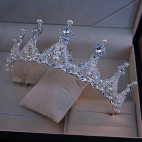 Silver Bridal Crown AC165