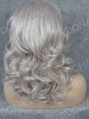 Human Hair Full Lace Wig Curly Ash Brown
