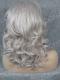 Human Hair Full Lace Wig Curly Ash Brown