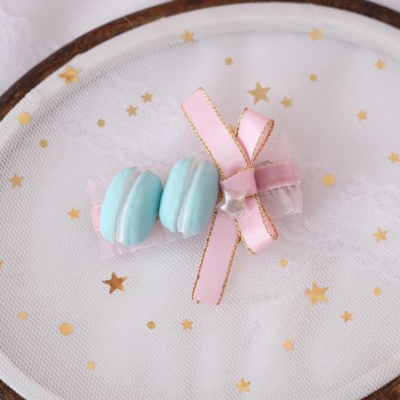 1 PC SWEET MACARON LATTICE LACE LOLITA HAIR CLIP LH075