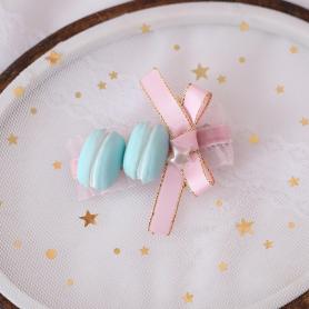 1 PC SWEET MACARON LATTICE LACE LOLITA HAIR CLIP LH075