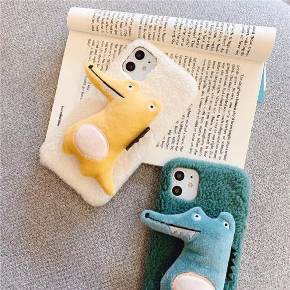 FURRY CROCODILE SHOCKPROOF PROTECTIVE DESIGNER IPHONE CASE PC057