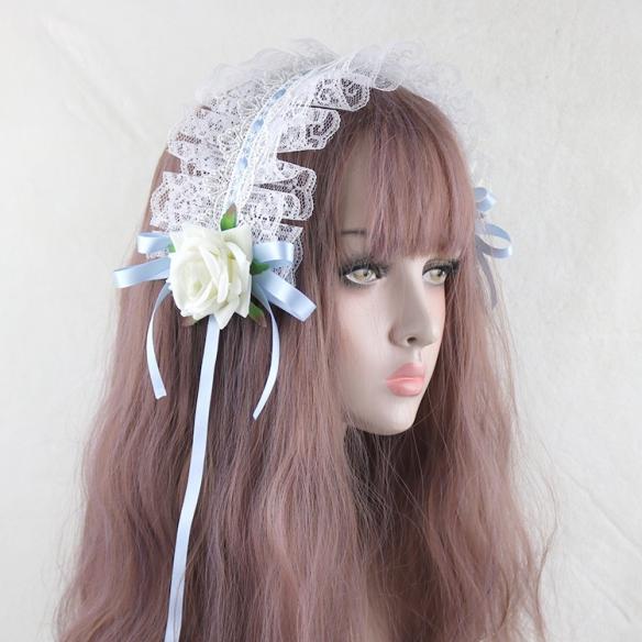 1pc Wood Rose Lolita Hair Band LH011
