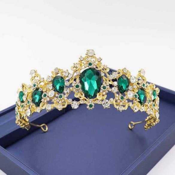 BAROQUE BRIDAL CROWN AC043