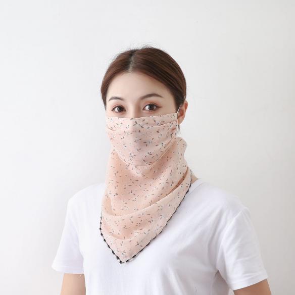 WOMEN'S SUN PROTECTION PASTEL SEAMLESS BANDANAS FOR DUST, OUTDOORS, SPORT DB003