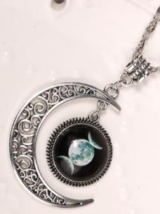 Crescent Moon Necklace A017