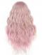 PINK WAIST LENGTH WAVY SYNTHETIC WIG SNY365
