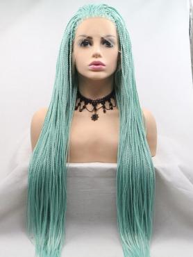 Green TWIST BRAIDED LACE FRONT SYNTHETIC WIG SNY372