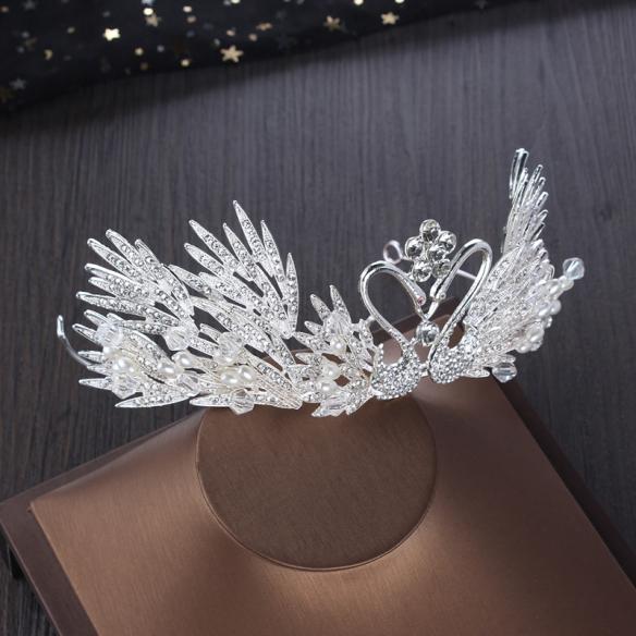 FAIRY SWAN BRIDAL CROWN AC023