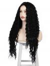 NATURAL BLACK LONG CURLY MIDDLE PART LACE WIG MPL003