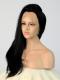 Jet Black Straight Long Lace Front Synthetic Wig-DQ004