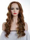 Human Hair Full Lace Wig Curly Ash Brown