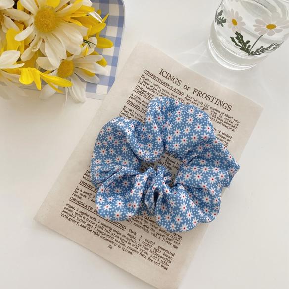 5 PCS BLUE FLOWERS HAIR BAND HB004