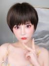 CHIC SHORT BROWN SYNTHETIC WEFTED CAP WIG LG130